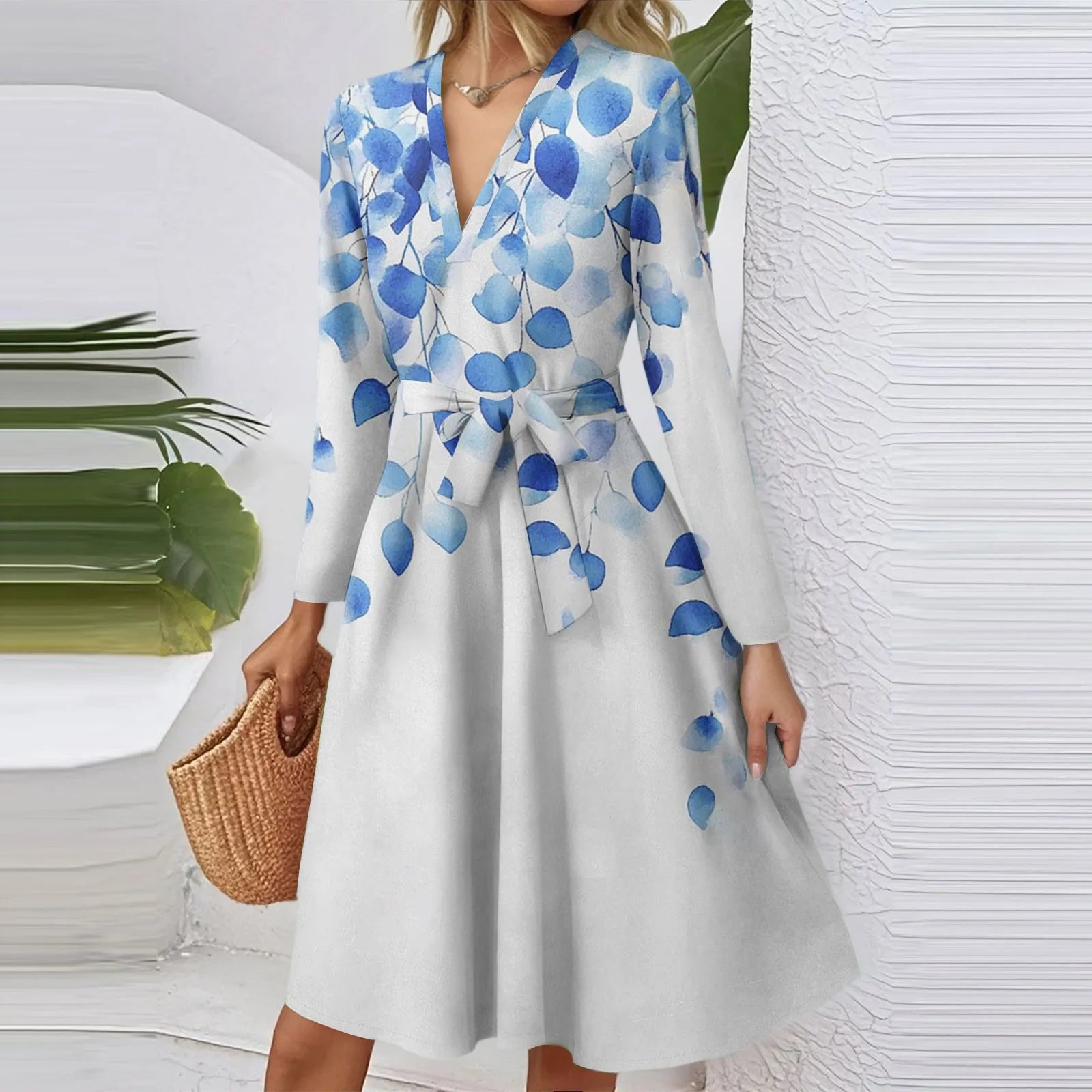 Floral Print Midi Dress